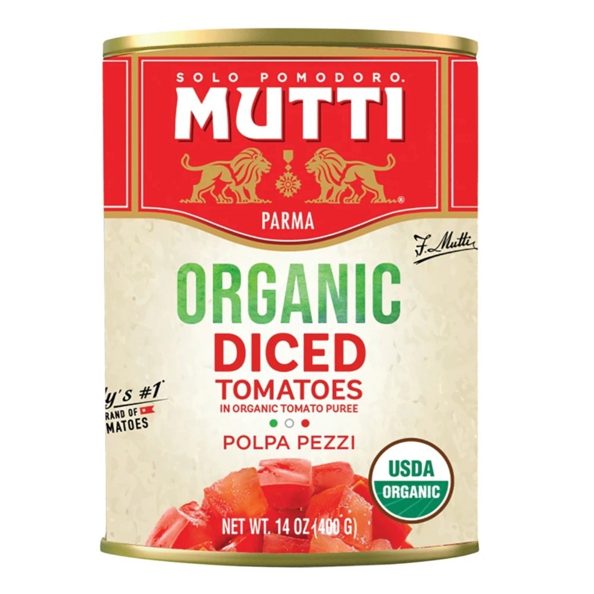 Polpa de Tomate Picada Orgânica Mutti