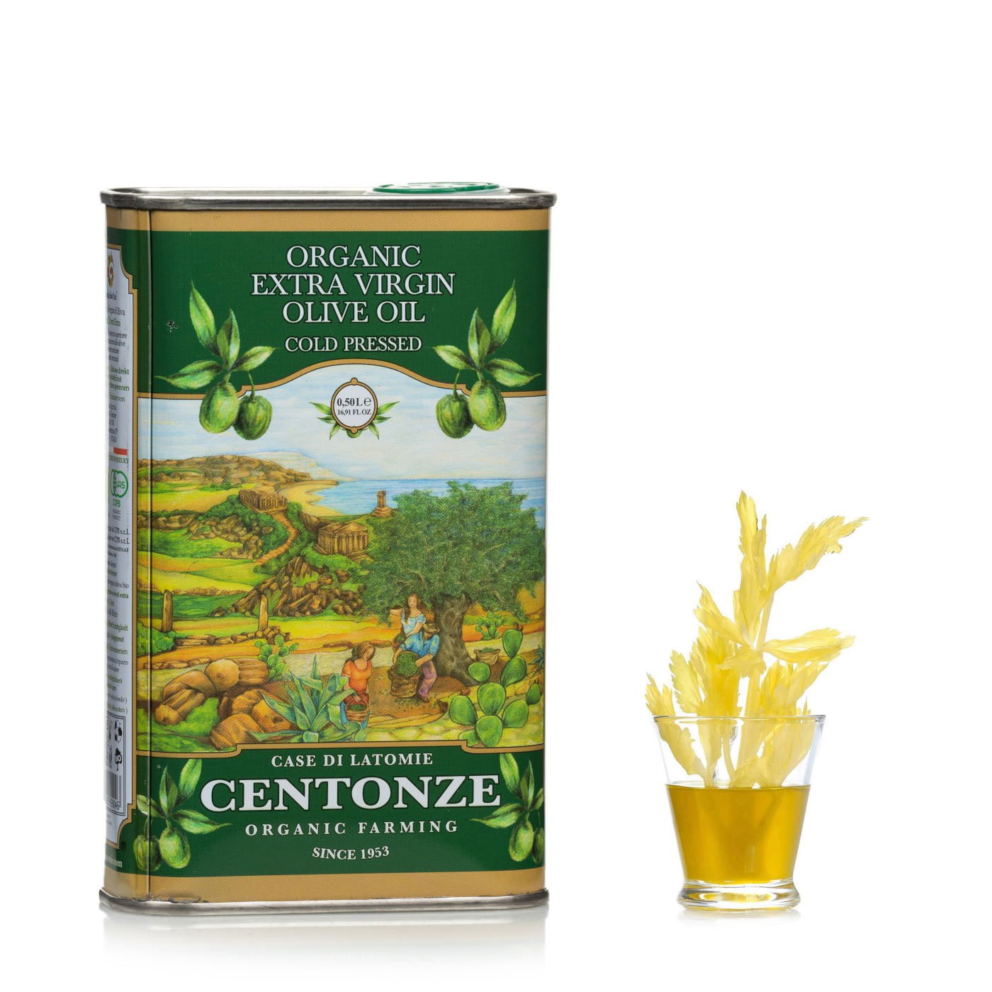 Azeite Extra Virgem Orgânico Centonze Lata 500 g