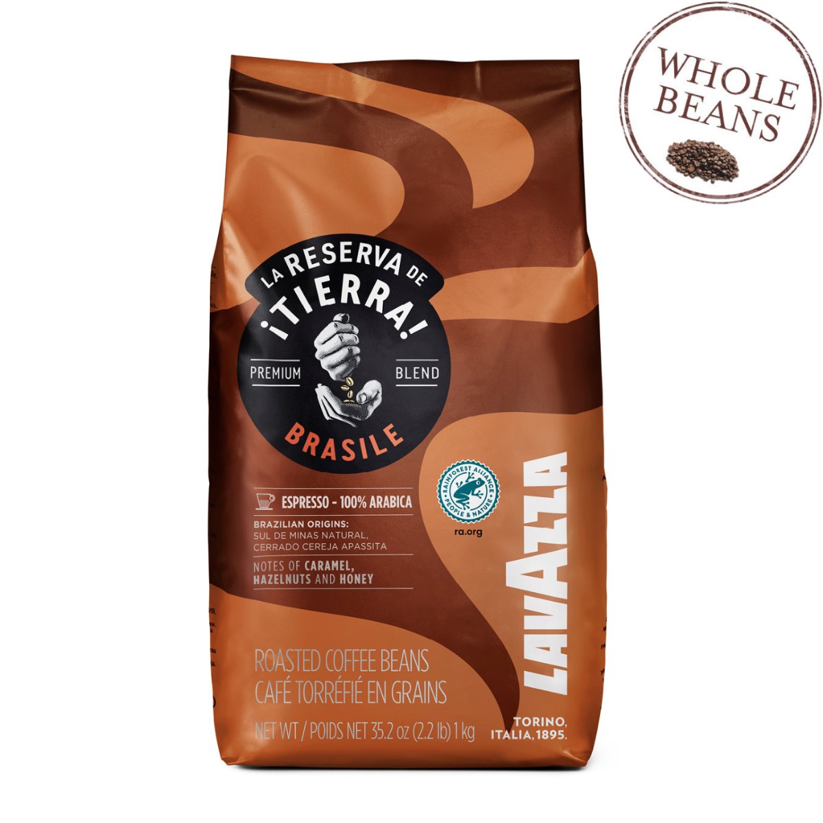 Café Tierra Brazil 100% Arábica Lavazza 1 kg