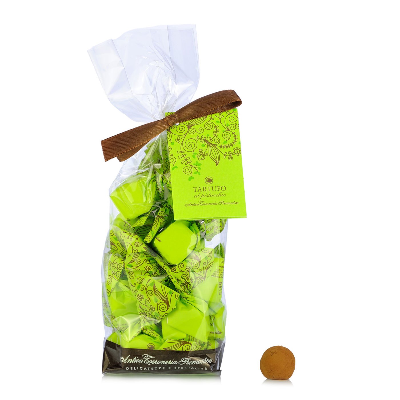 Trufas de Chocolate e Pistache Antica Torroneria Piemontese 200 g